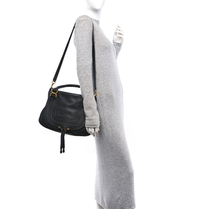 Chloe Calfskin Medium Marcie Satchel Black 2 of 14