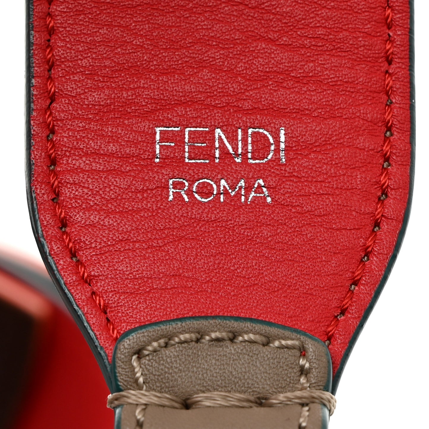 Vitello Dolce Tri-Color Buttoned Strap You