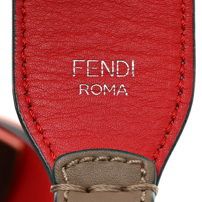 Fendi Vitello Dolce Tri-Color Buttoned Strap You 3 of 4