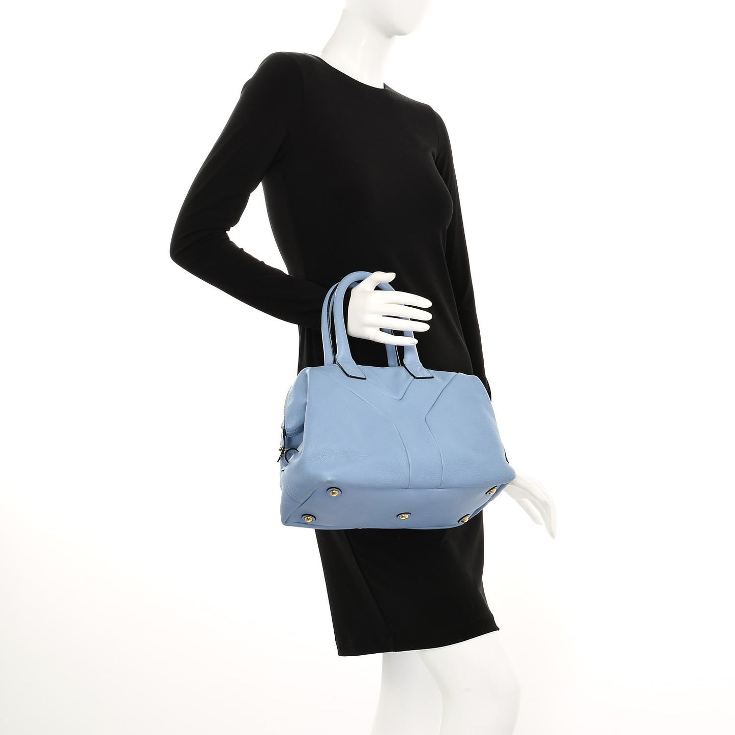 Grained Calfskin Small Easy Sac