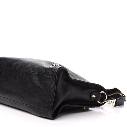 Balenciaga Chevre Gold Metallic Edge Hardware City Black 11 of 13