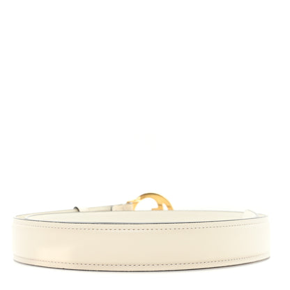 Gucci Ciny Lux Calfskin Blondie 30mm Belt 95 38 White 2 of 4