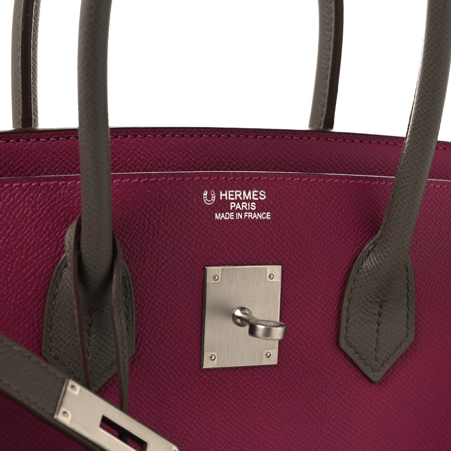 Hermes Epsom Horseshoe Birkin 35 Etain Tosca 6 of 13