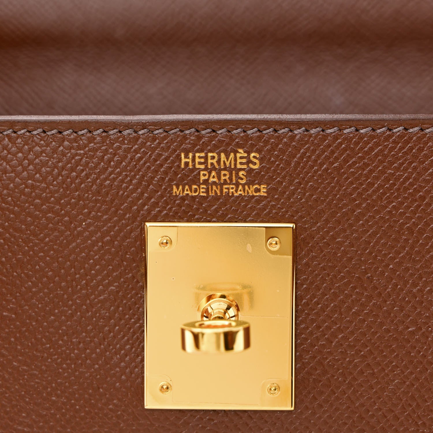 Hermes Courchevel Kelly Sellier 32 Noisette 6 of 13