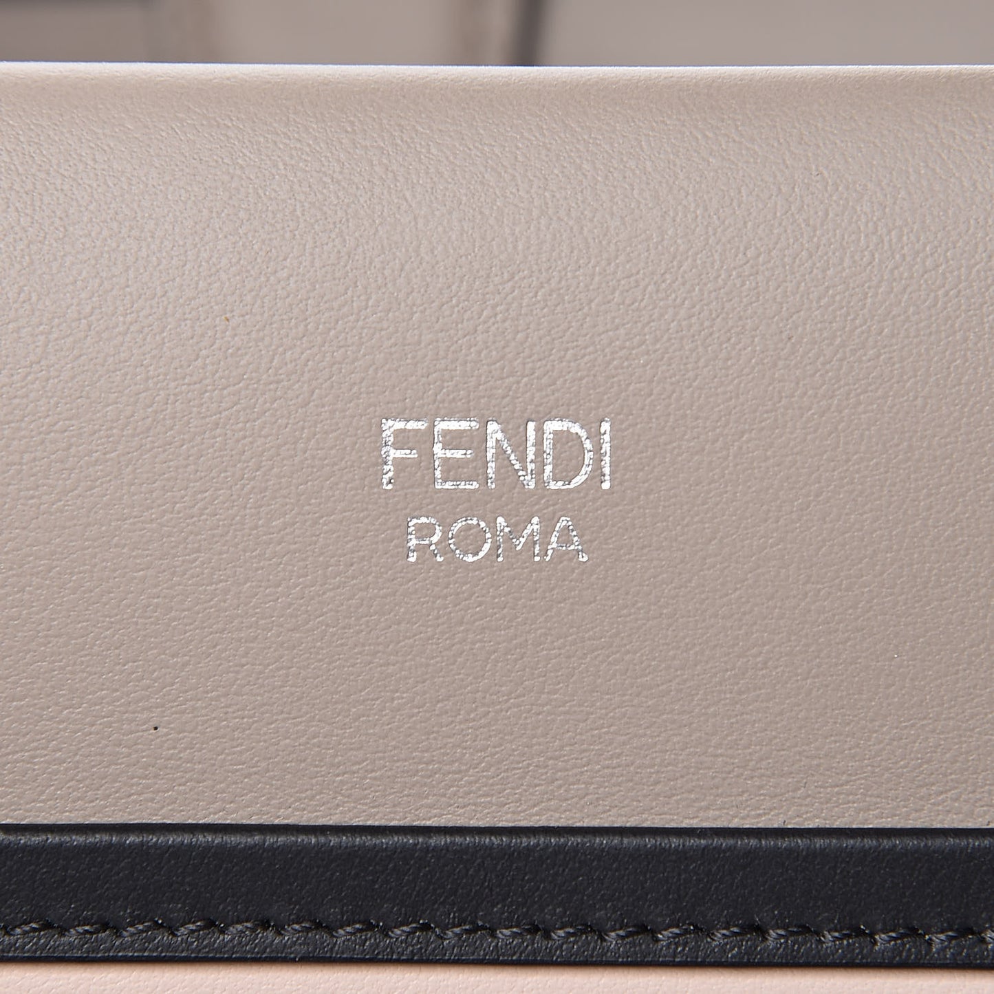 Vitello Century F is Fendi Small Runaway Satchel Tortora Soap Grigio Perla Burro Black
