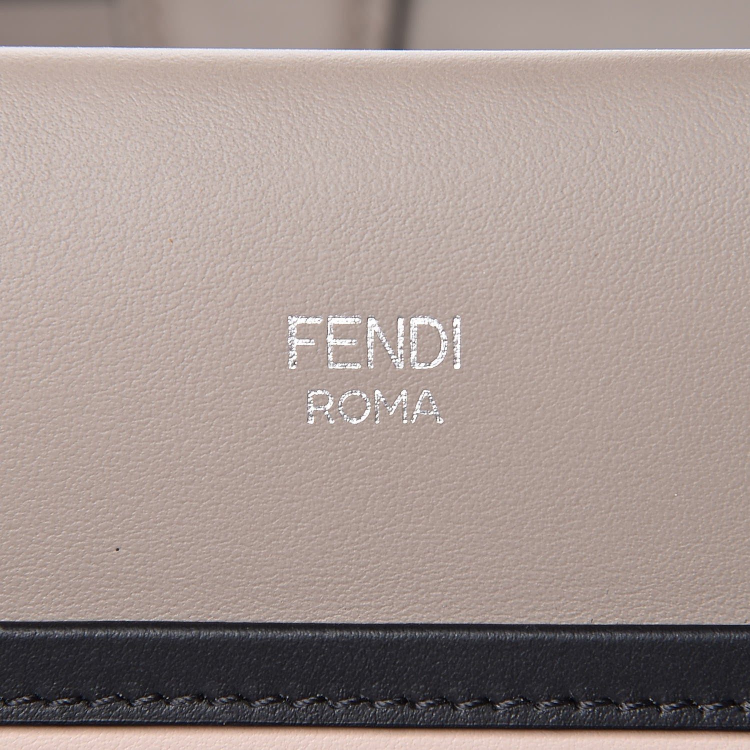 Fendi Vitello Century F is Fendi Small Runaway Satchel Tortora Soap Grigio Perla Burro Black 7 of 9