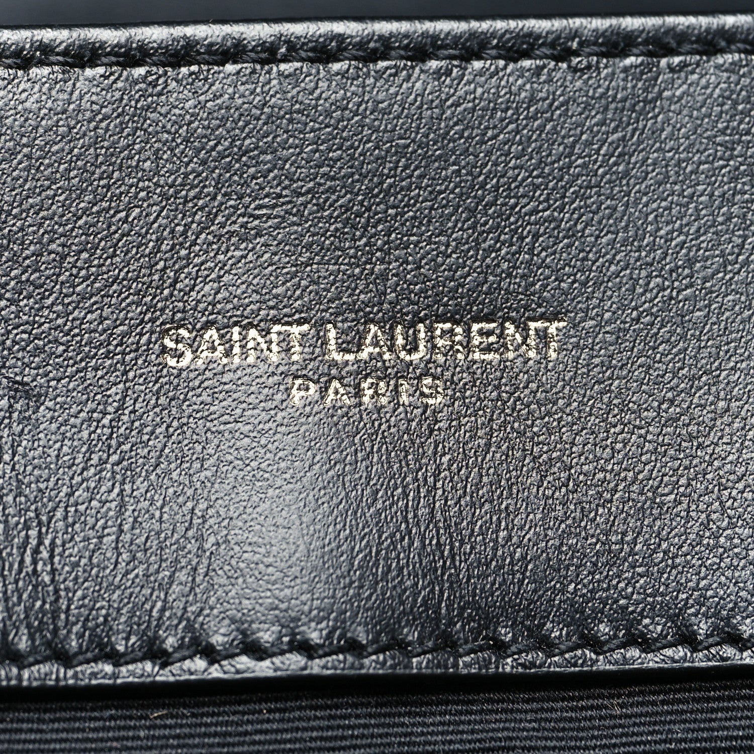 Saint Laurent Calfskin Y Quilted Monogram Monochrome Large Loulou Chain Satchel Black 7 of 12