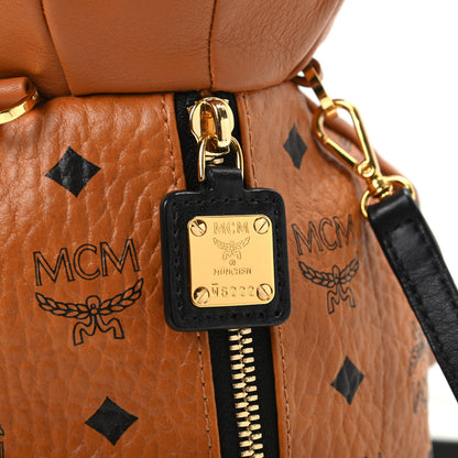 MCM Visetos Rabbit Zoo Doll Backpack Cognac 6 of 8