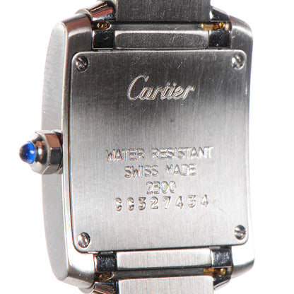 Cartier Stainless Steel 20mm Tank Francaise Quartz Watch 5 of 9