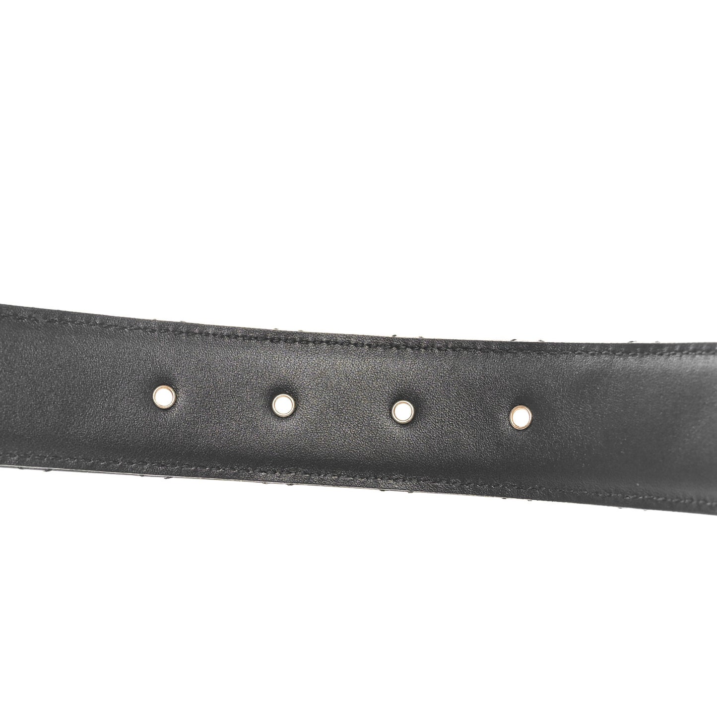 Calfskin Quilted CC Chain Belt 80 32 Black