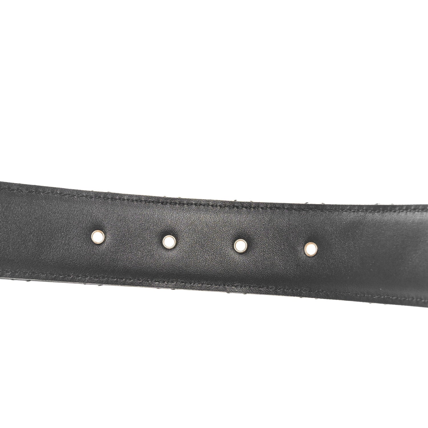 Chanel Calfskin Quilted CC Chain Belt 80 32 Black 4 of 9