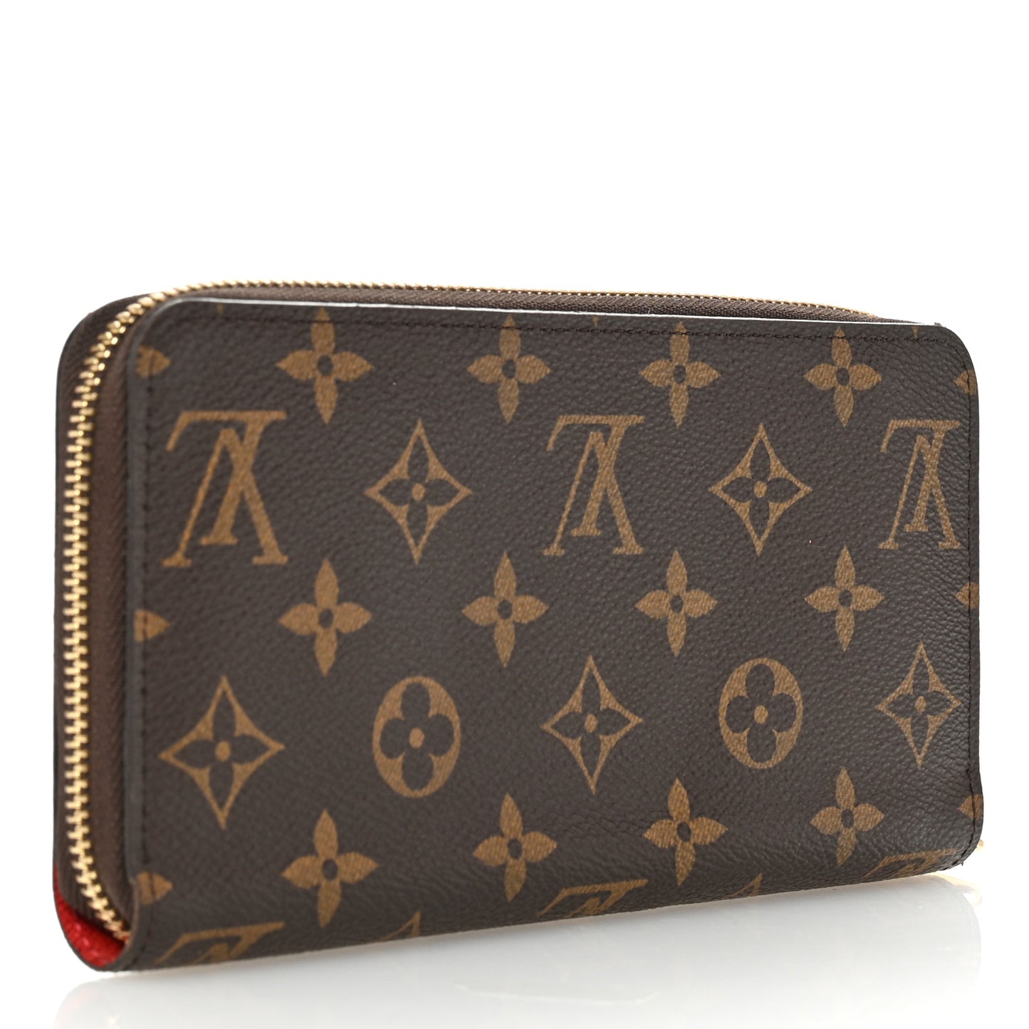 Monogram Zippy Wallet Coquelicot