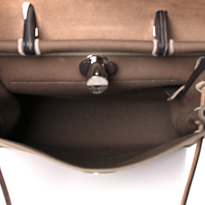 Hermes Vache Hunter Toile Herbag Zip 31 PM Etoupe Ebene 5 of 19