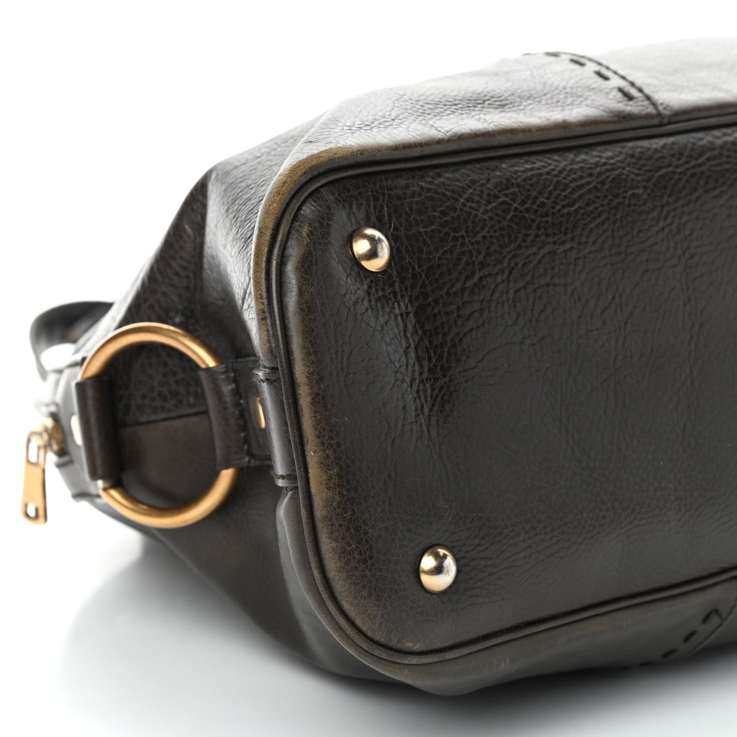 Calfskin Large Muse Dark Brown