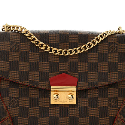 Louis Vuitton Damier Ebene Caissa Clutch Cherry 8 of 14