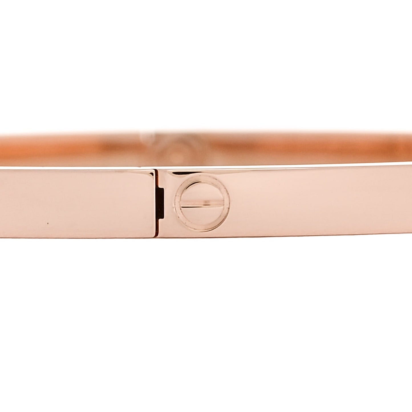 18K Pink Gold Small LOVE Bracelet 17