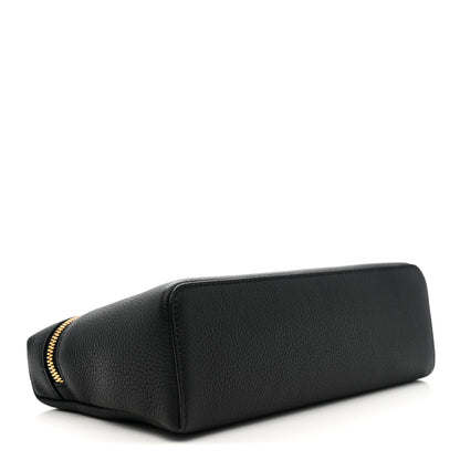 Loro Piana Grained Calfskin L19 Extra Pocket Pouch Black 4 of 9