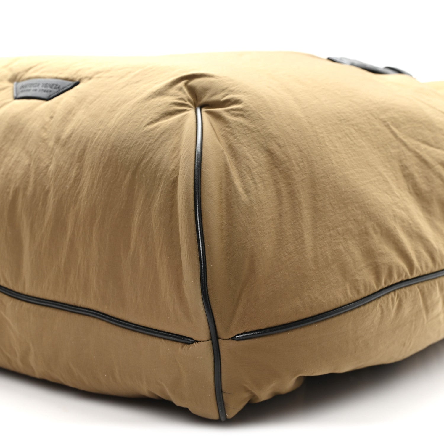 Bottega Veneta Nylon Crossroad Buckle Tote Mud 1815753 – FASHIONPHILE