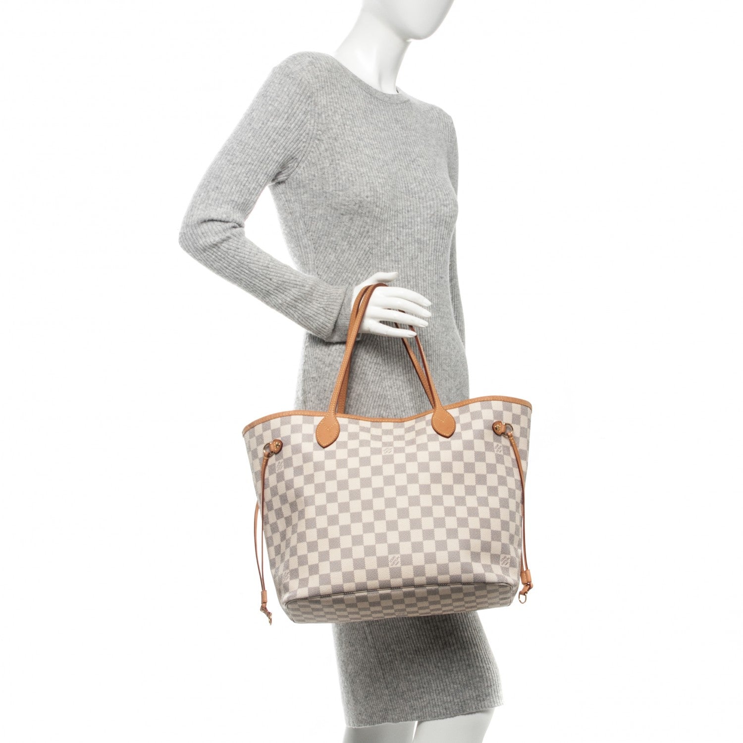 Louis Vuitton Damier Azur Neverfull MM 2 of 8