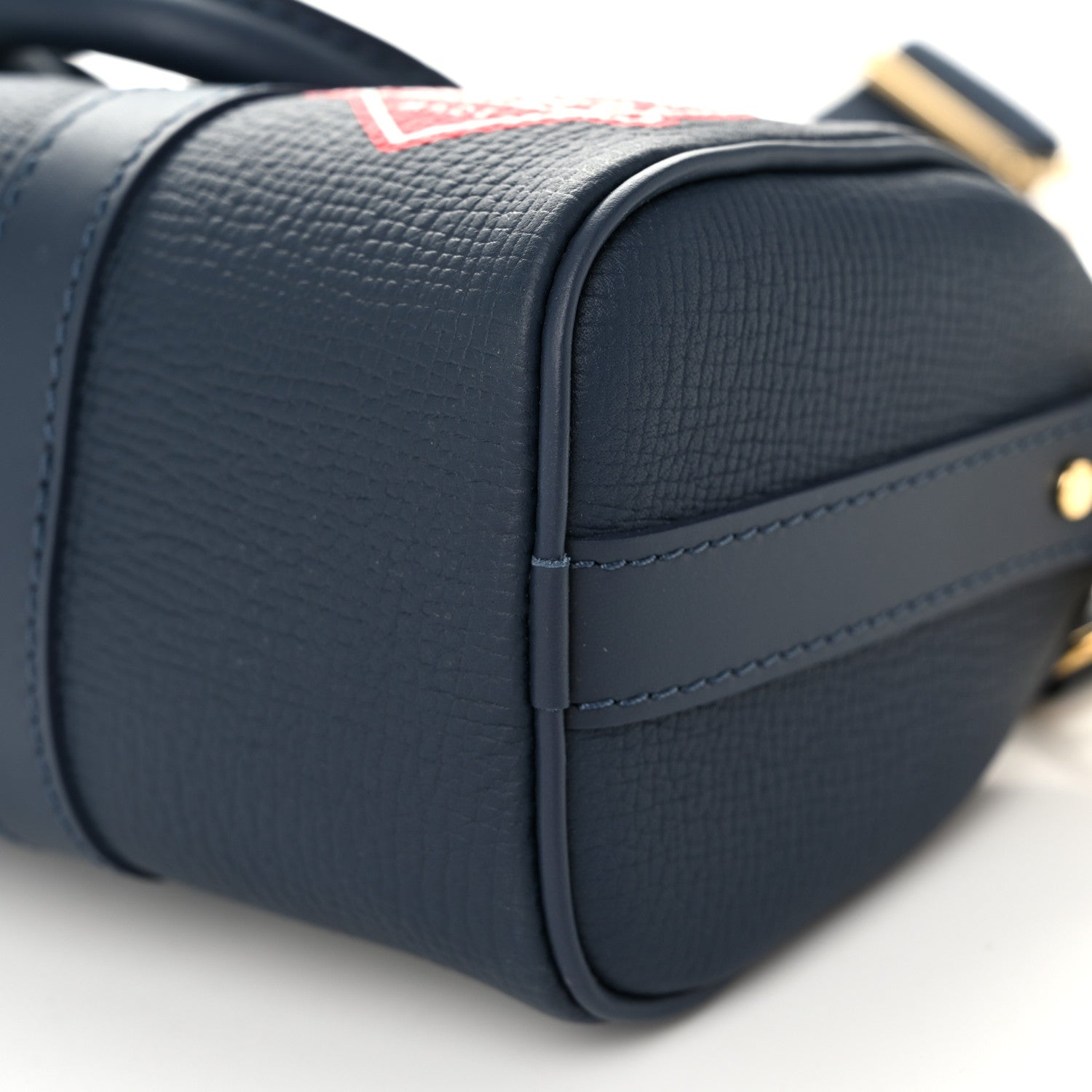 Louis Vuitton X NIGO Taurillon Monogram Denim Drip Keepall XS Blue