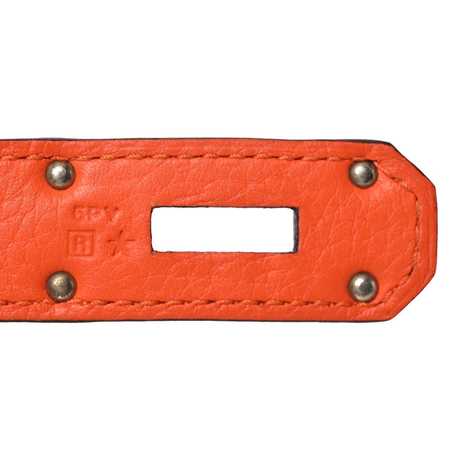 Hermes Taurillon Clemence Jypsiere 31 Orange 7 of 11