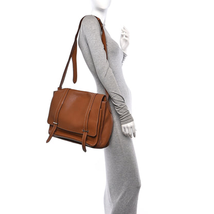 Hermes Taurillon Clemence Steve Caporal Messenger 36 Gold 2 of 10