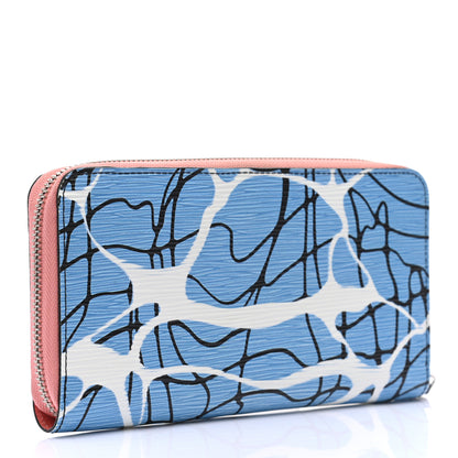 Louis Vuitton Epi Zippy Wallet Aqua 3 of 7