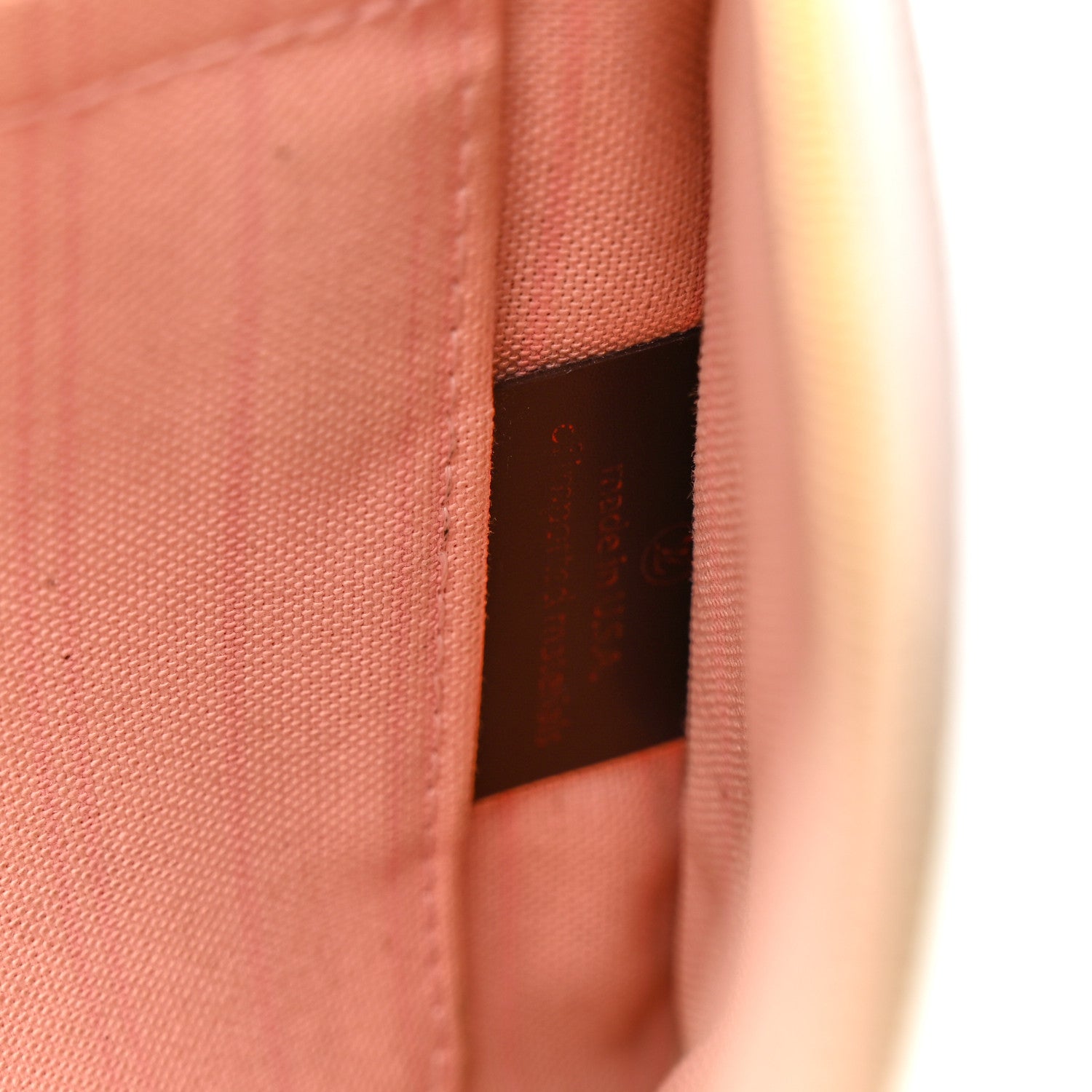 Louis Vuitton Damier Ebene Neverfull MM GM Pochette Rose Ballerine 7 of 11