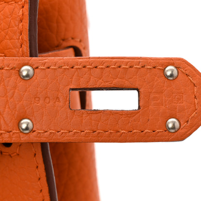 Hermes Taurillon Clemence Jypsiere 31 Orange 12 of 21