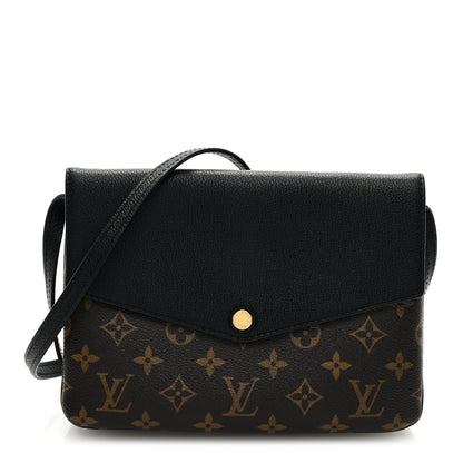 Louis Vuitton Monogram Twice Pochette Black 1 of 9