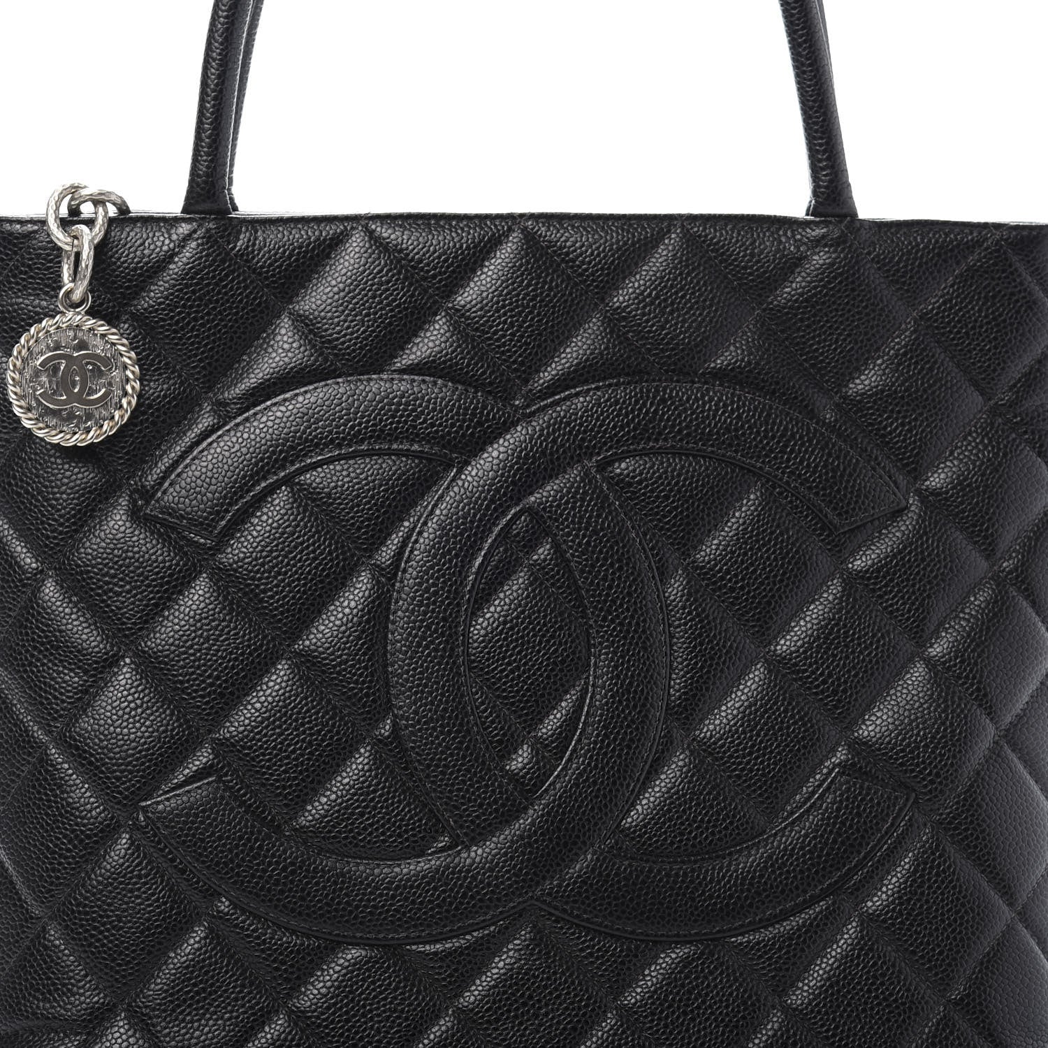 Chanel Caviar Quilted Medallion Tote Black 11 of 11
