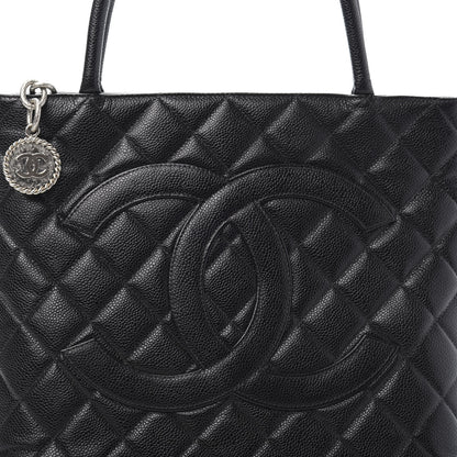 Chanel Caviar Quilted Medallion Tote Black 11 of 11