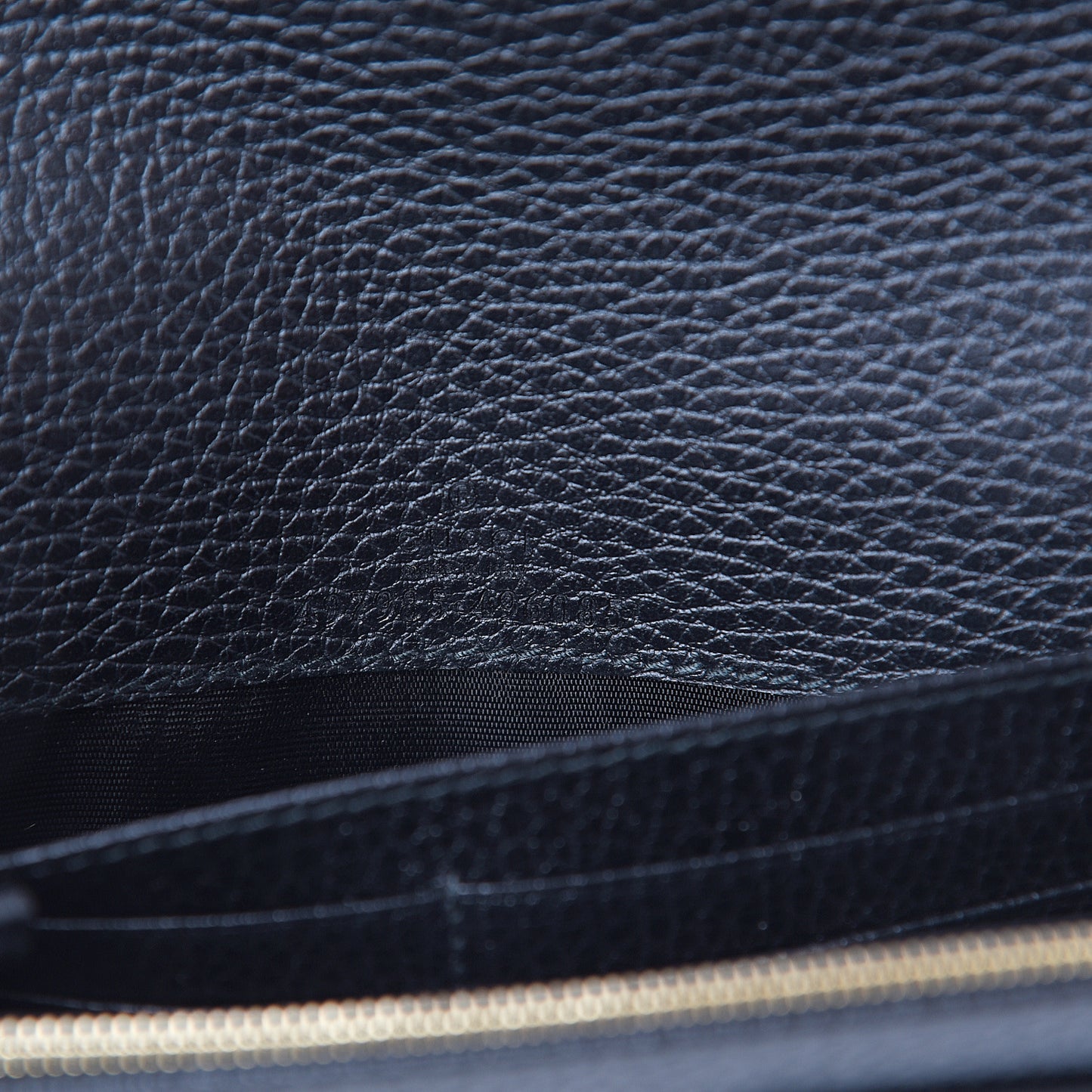 Calfskin Mini GG Marmont Chain Wallet Black