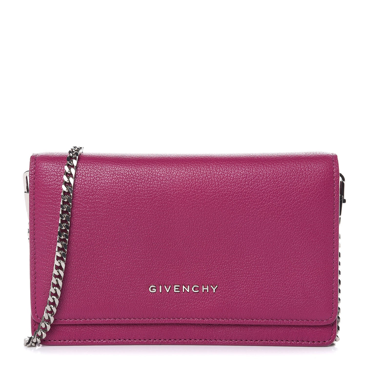 Givenchy Sugar Goatskin Pandora Chain Wallet Orchid Purple 1 of 14