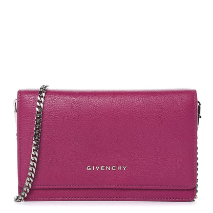 Givenchy Sugar Goatskin Pandora Chain Wallet Orchid Purple 1 of 14