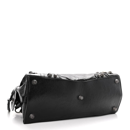 Balenciaga Agneau Arena Neo Cagole City Handbag Black 4 of 10