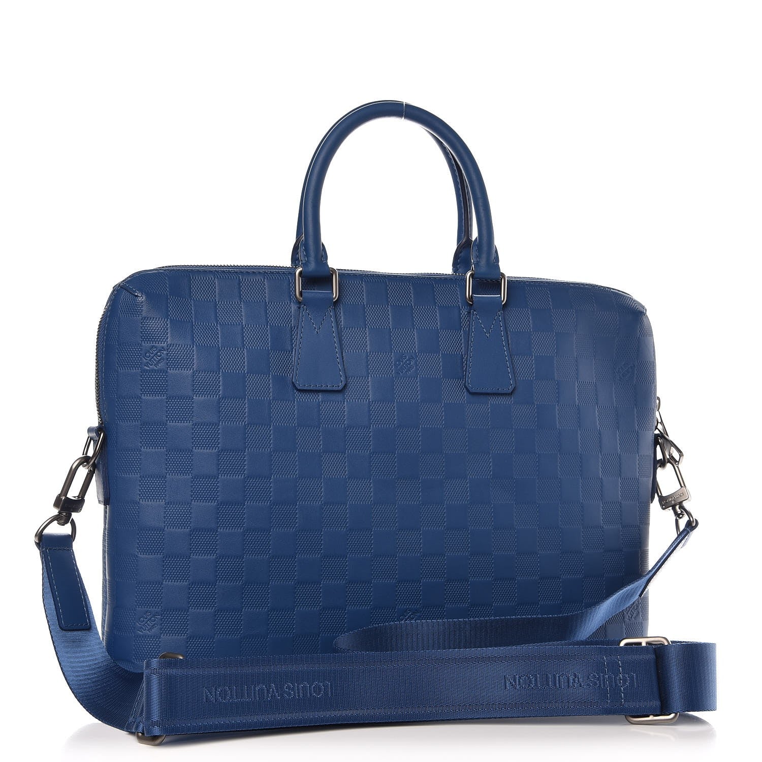 Louis Vuitton Damier Infini Porte-Documents Jour Neptune 3 of 9