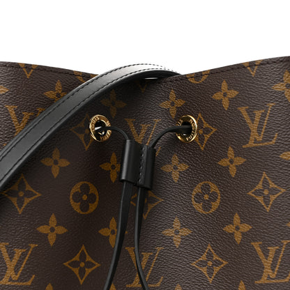 Louis Vuitton Monogram Neonoe MM Black 7 of 11