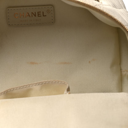 Chanel Caviar Quilted Small CC Day Backpack White 12 of 14