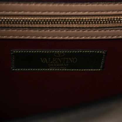 Valentino Garavani Nappa Canvas Camouflage Medium Glam Lock Rockstud Flap Multicolor 5 of 6