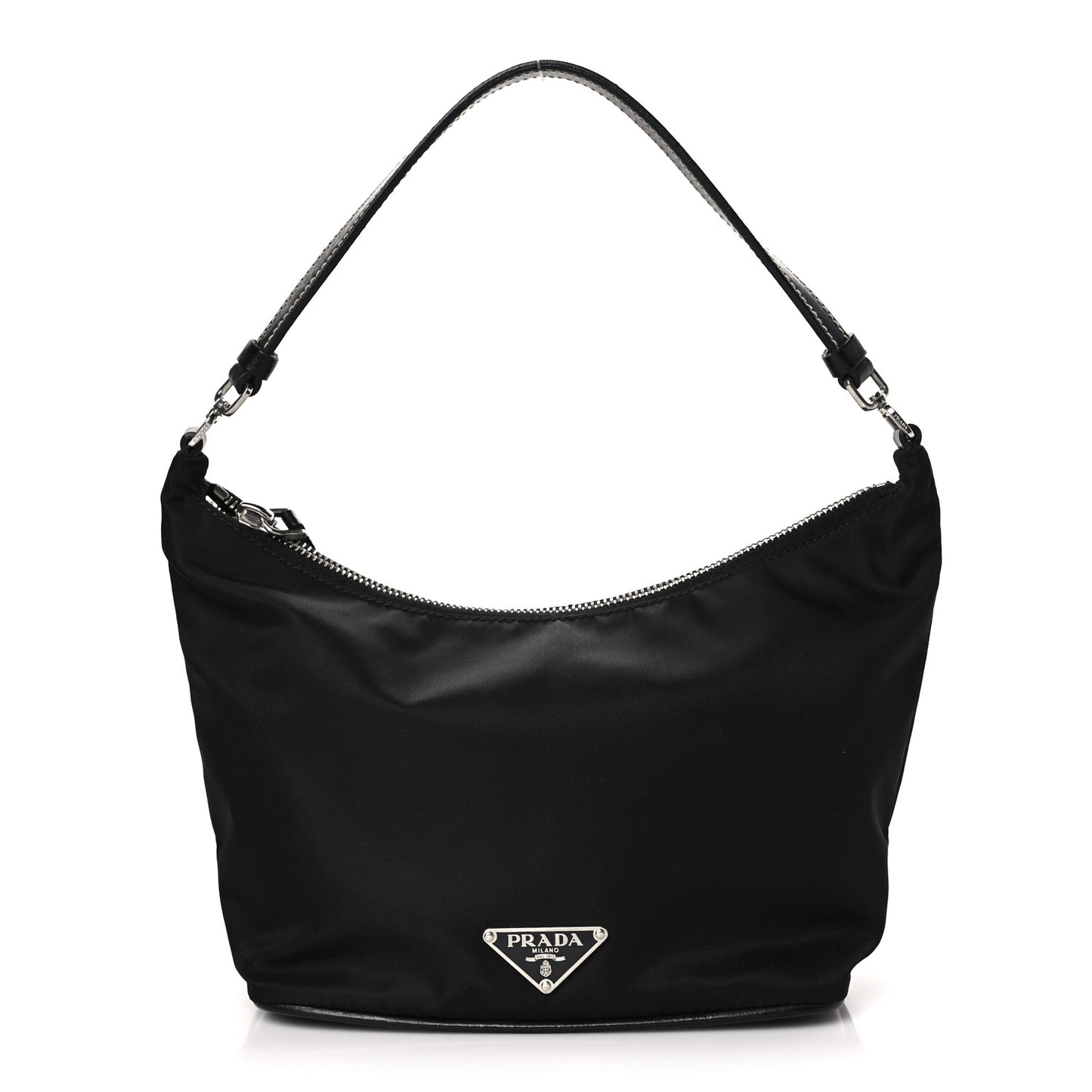 Tessuto Nylon Small Shoulder Bag Black