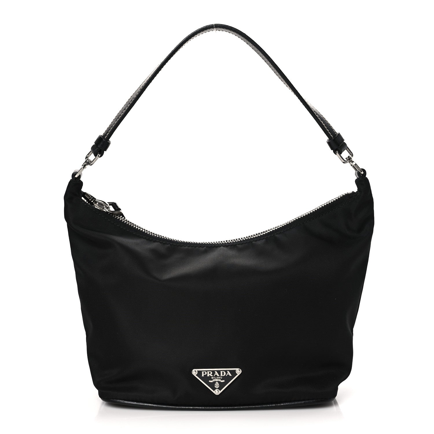 Prada Tessuto Nylon Small Shoulder Bag Black 1 of 8