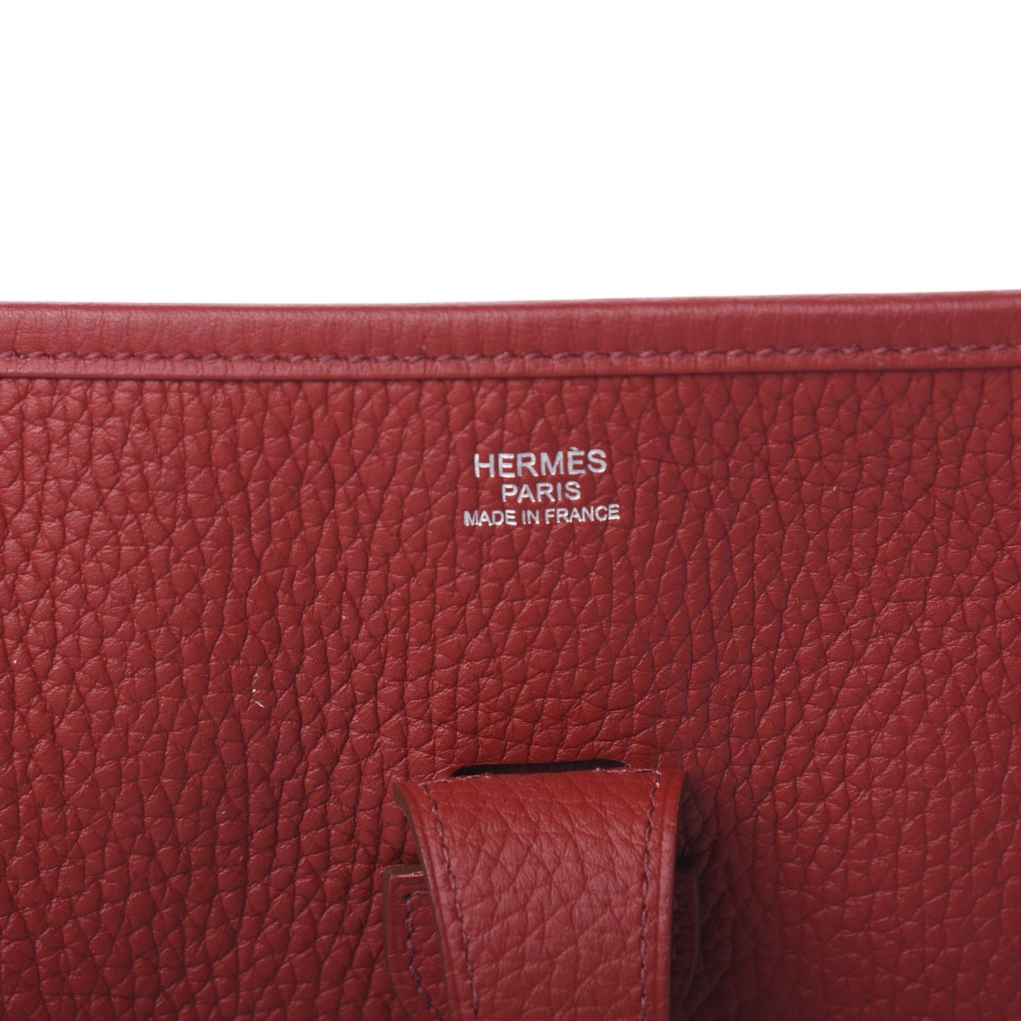 Taurillon Clemence Evelyne III PM Rouge Garance
