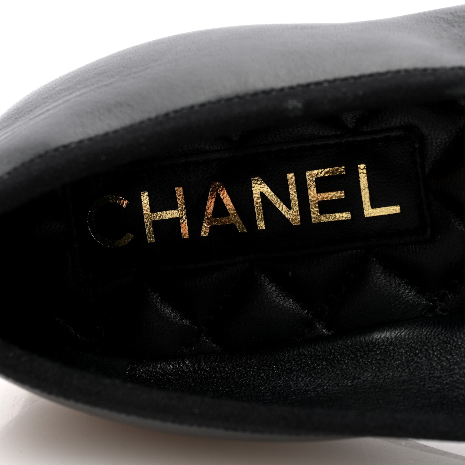 Chanel Lambskin Mary Jane Flats 39 Black 7 of 9