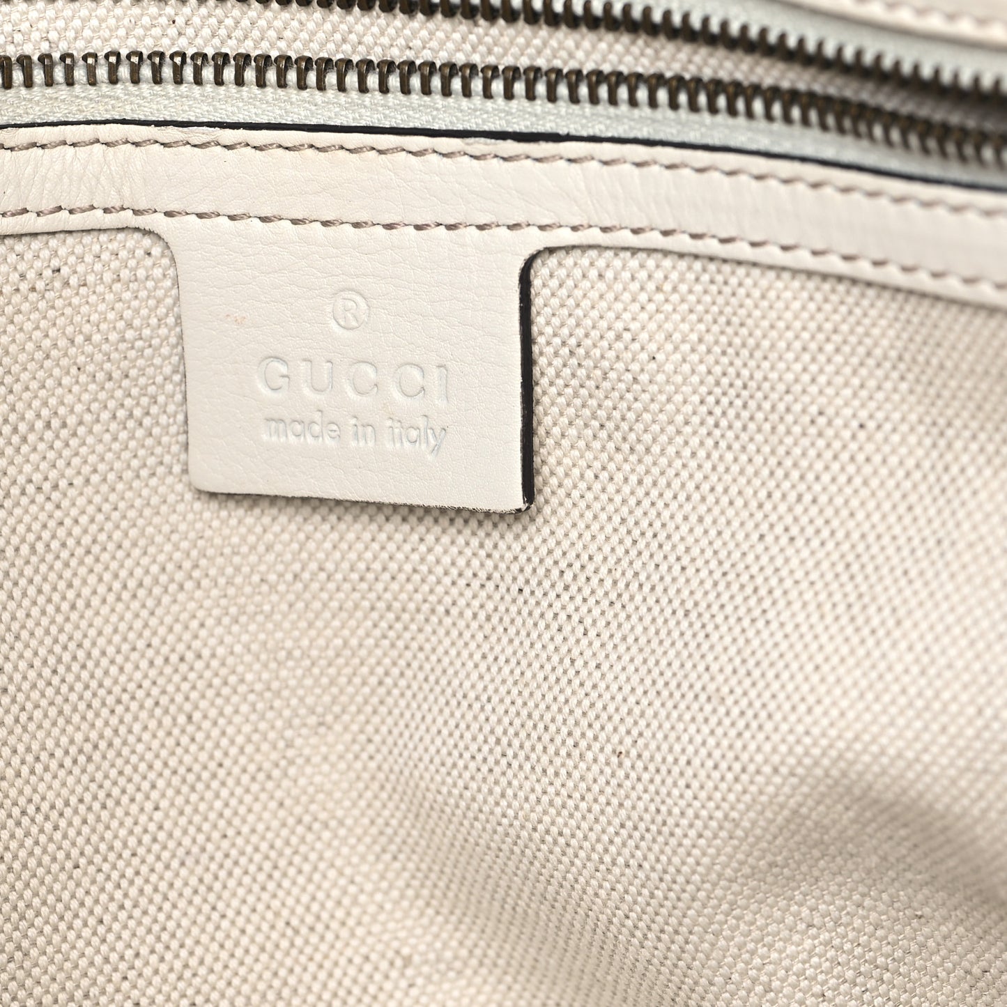 Monogram Medium GG Running Tote Off White
