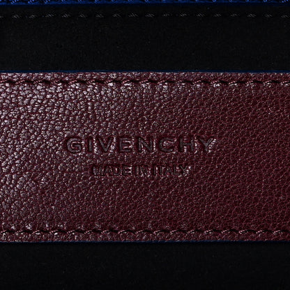 Givenchy Goatskin Suede Small GV3 Shoulder Bag Aubergine Blue 6 of 11
