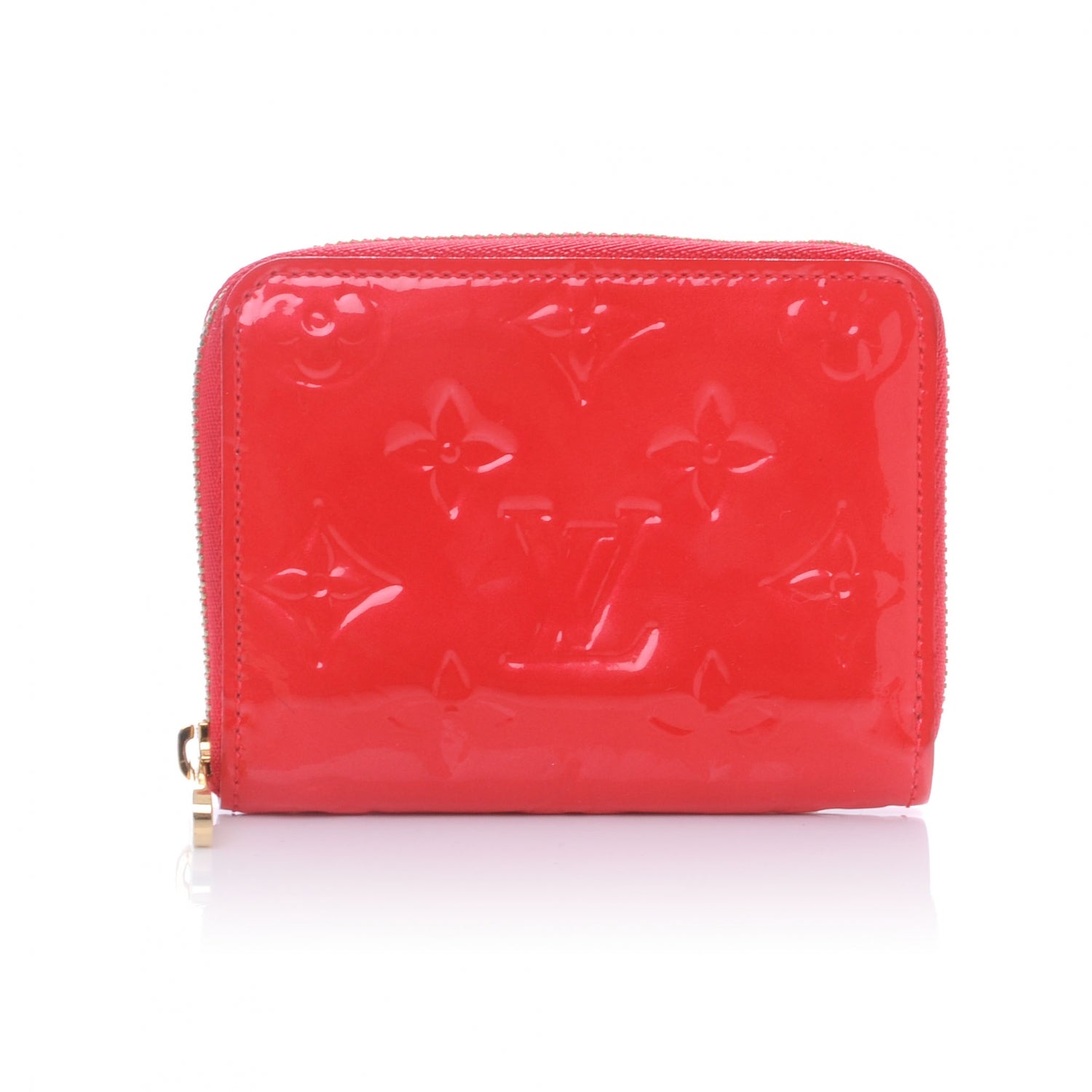 Louis Vuitton Vernis Zippy Coin Purse Rouge Grenadine 1 of 7