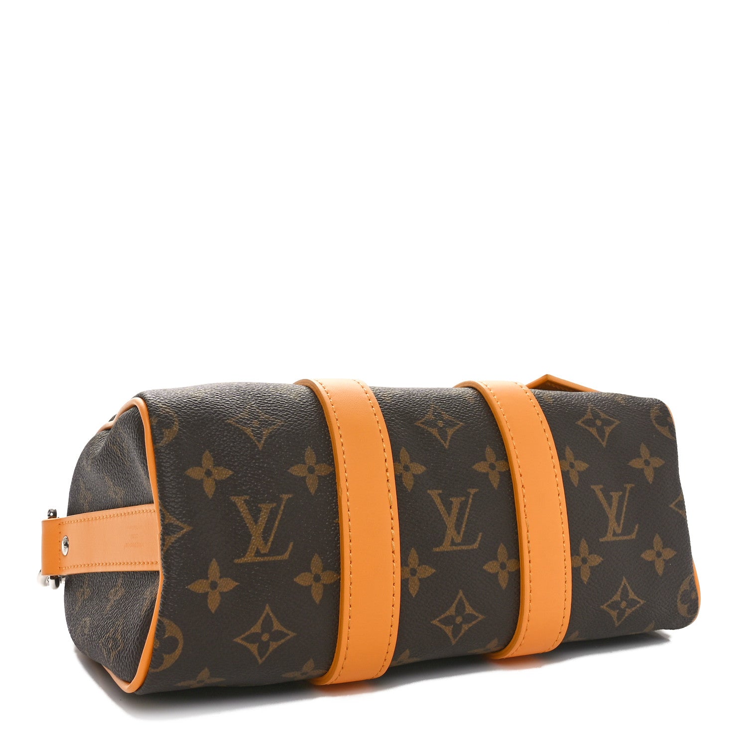 Louis Vuitton Monogram Macassar LV Colormania Keepall Bandouliere 25 Safran Yellow 4 of 9