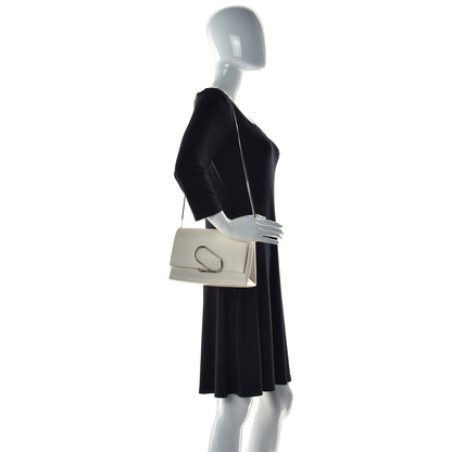 3.1 Phillip Lim Calfskin Alix Soft Flap Clutch White 2 of 14