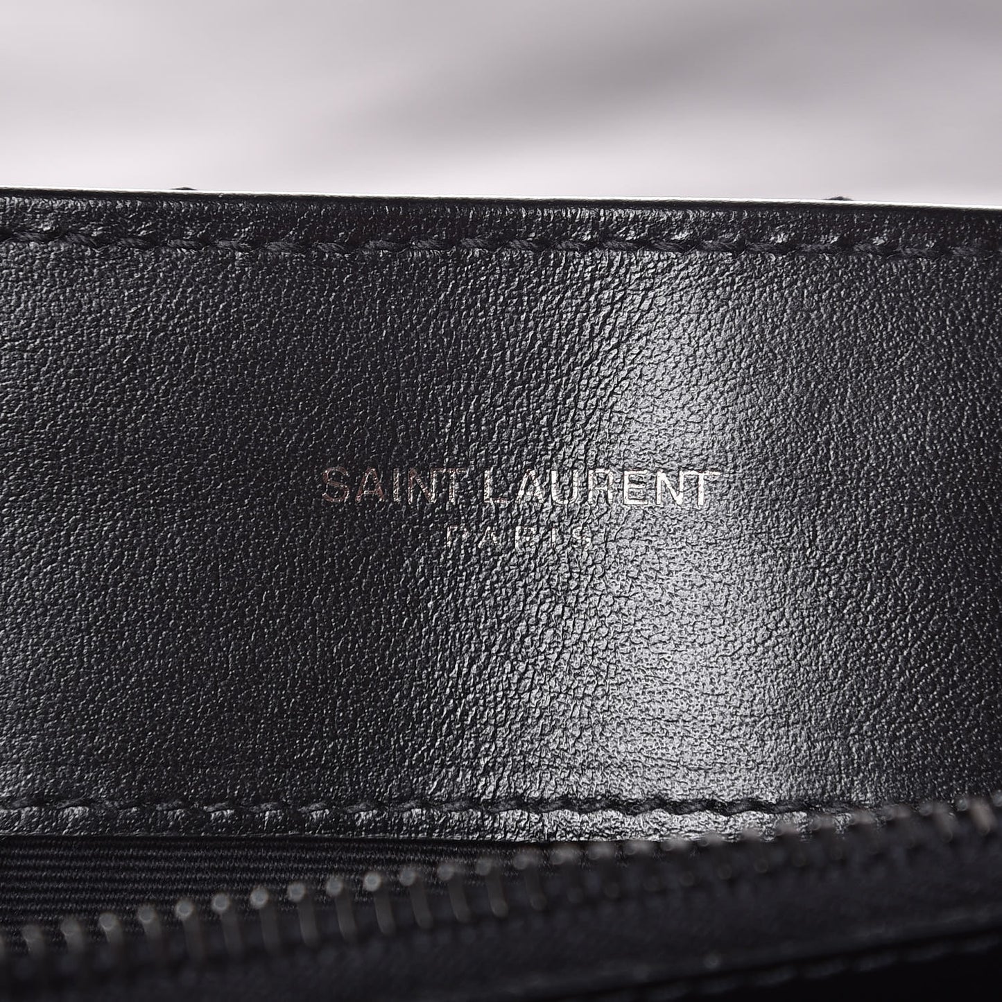Calfskin Y Quilted Monogram Medium Loulou Chain Satchel Black